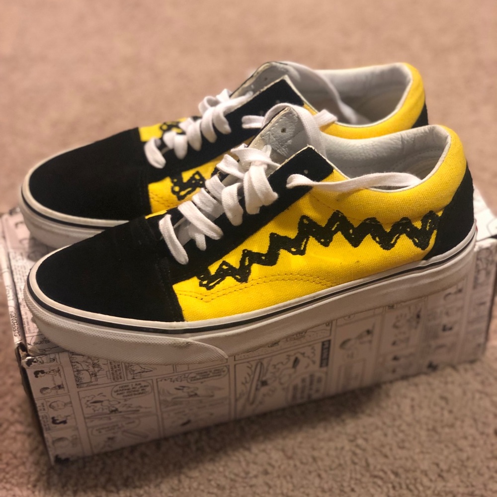 Vans size 8 (Charlie Brown)
